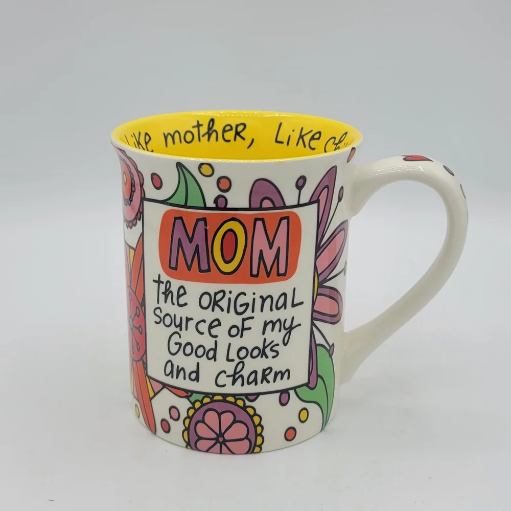 Our Name is Mud MOM Mug Lorrie Veasey Funny Floral Gift Like Mother Like Child - Picture 9 of 9